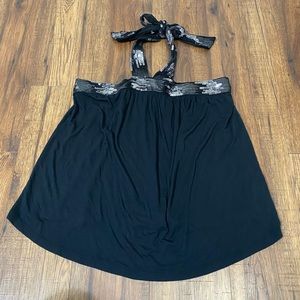 realitee halter top rayon flowy sequin tank top